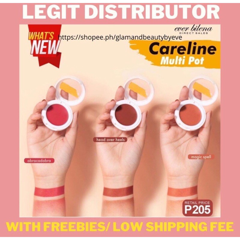 Careline Multi Pot For Lips Cheeks And Eyelids Shopee Philippines 