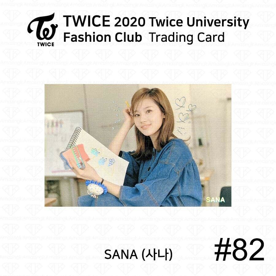 Twice University Fashion Club Official Trading Photocards Sana Jihyo Mina Shopee Philippines