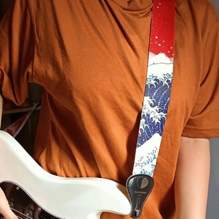 Great Wave off Kanagawa Guitar Strap | Plectrums Manila