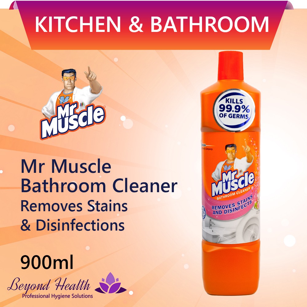 Mr. Muscle® Bathroom Cleaner Mr Muscle Cleaner 900ml Removes Bathroom