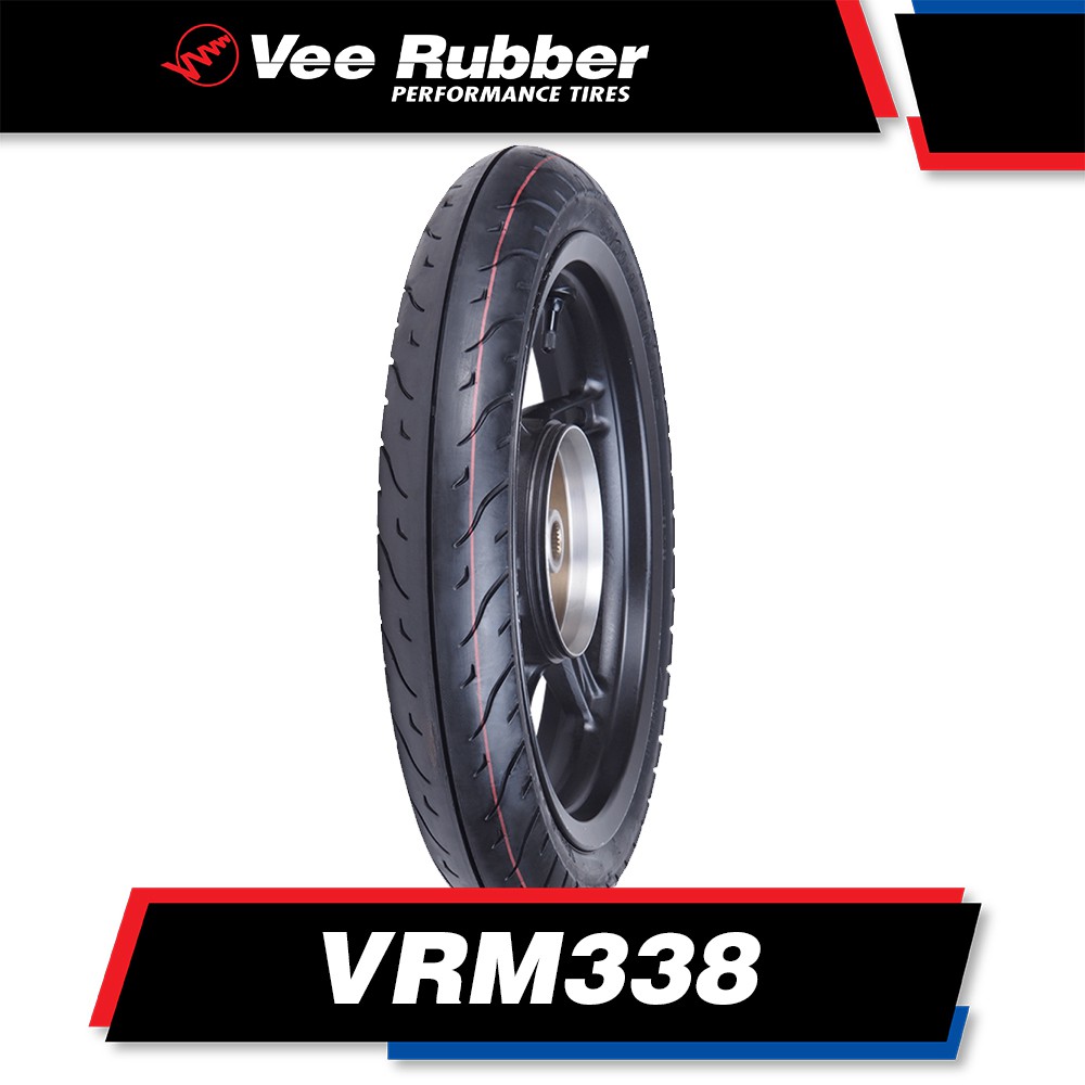 80/90 14 40P TL Vee Rubber CIRCUIT VRM338 Motorcycle / Scooter Tires