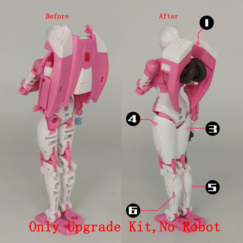 Details about   For SO COOL 3D DIY Back/Legs/Big Gun Upgrade Kit FOR Earthrise Arcee 6pcs NEW 