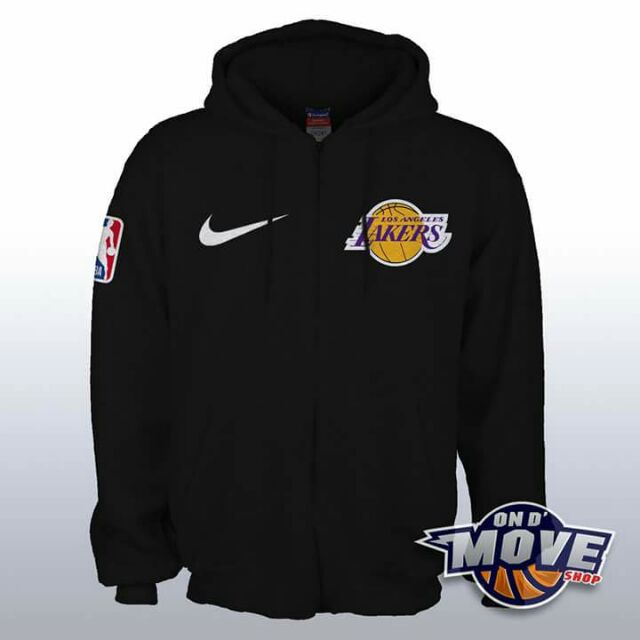 lakers zipper hoodie