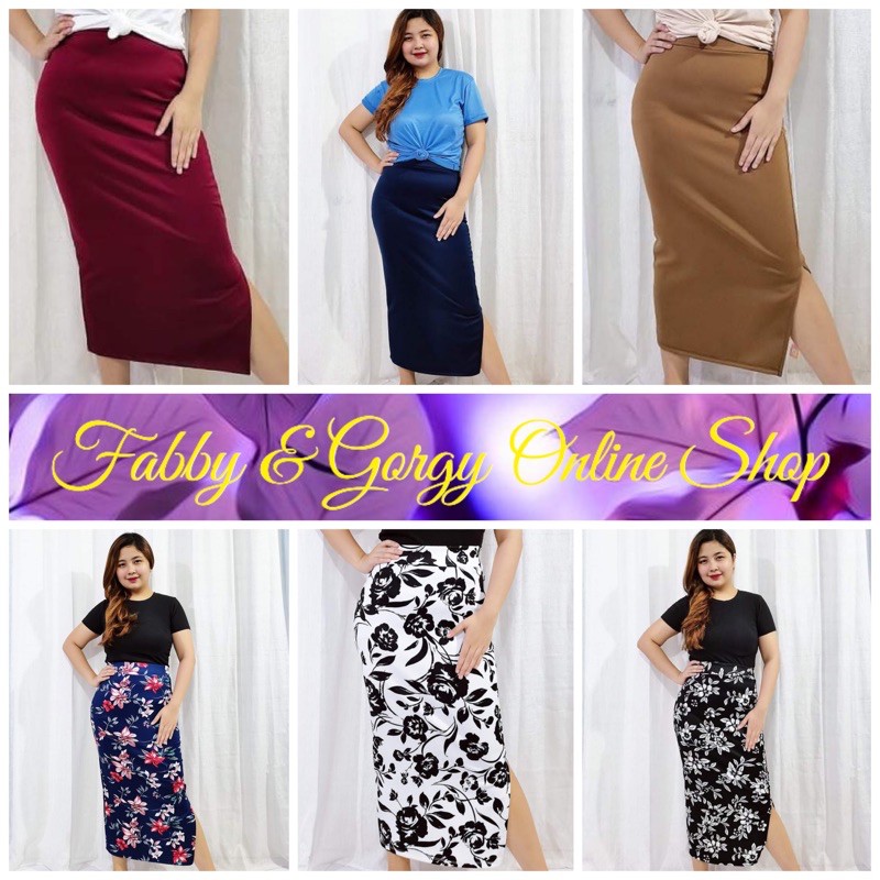 maxi skirt with slits on both sides