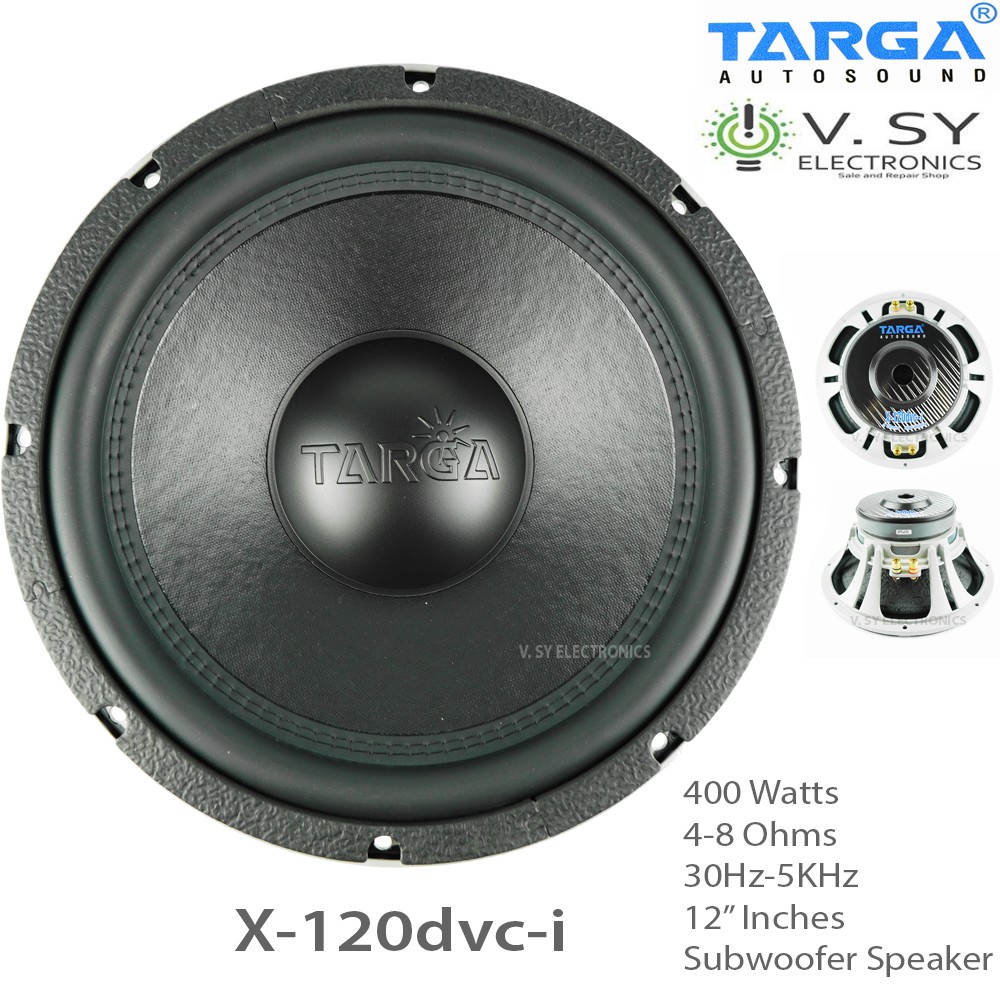 targa 12 inch subwoofer price
