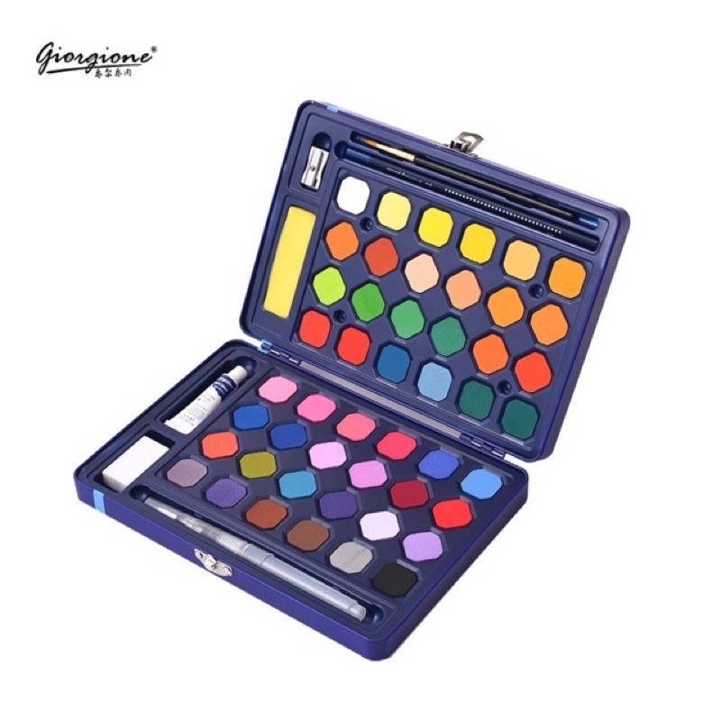 12/24/36/48 Premium WaterColor Paint Set G900 Shopee