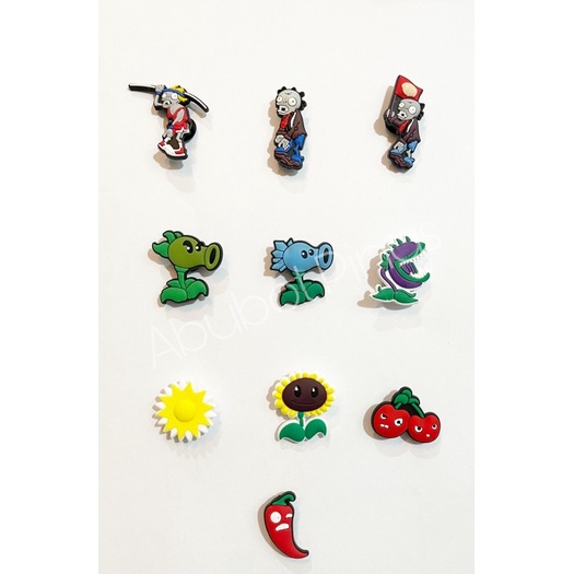JIBBITZ / plants vs zombie designs / HIGH QUALITY JIBBITZ CHARM