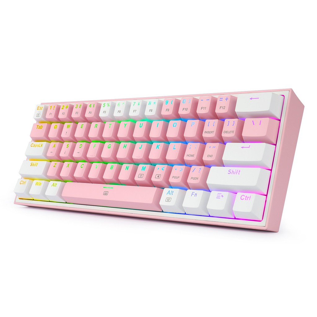 Redragon Fizz K617 RGB 61 Keys Mechanical Keyboard Removeable Red