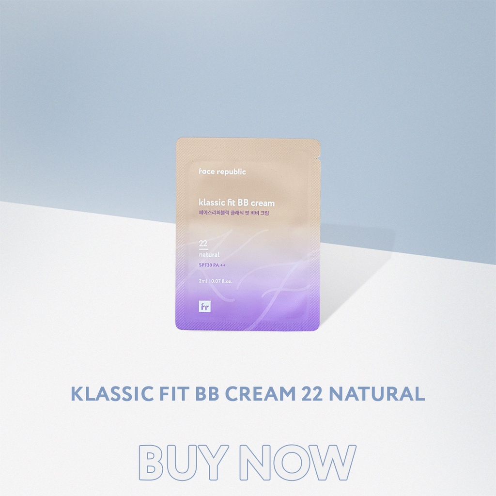 Face Republic Klassic Fit BB Cream 2mL - 22 Natural