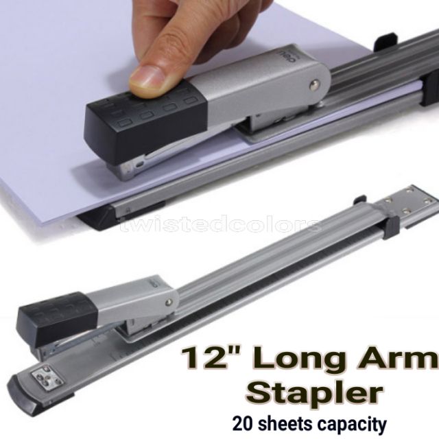how many inches is a stapler