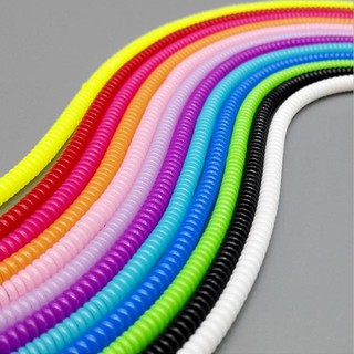 50cm Spiral Earphone Cord Cable Protector #1
