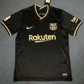 Top Quality 2020-2021 Barcelona Away Jersey Men Black ...