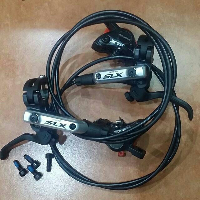 shimano hydraulic disc brake set front and rear