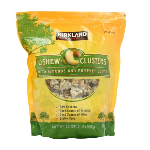 Kirkland Signature Cashew Clusters with Almonds and Pumpkin Seeds 907g
