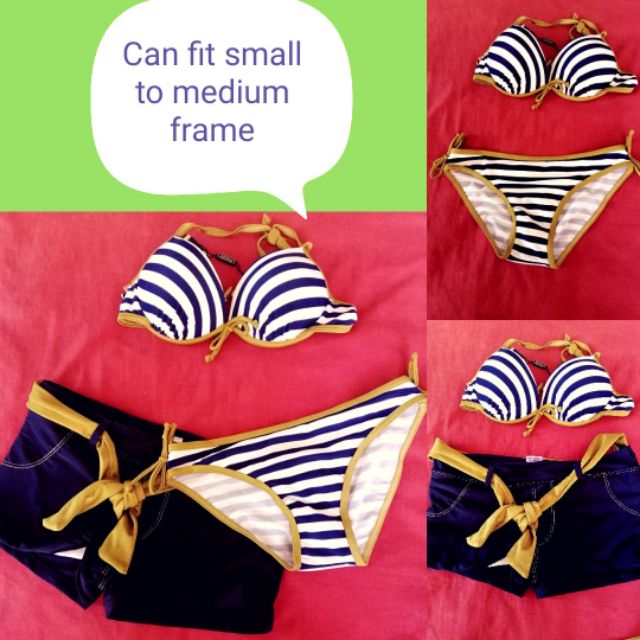 three piece swimwear