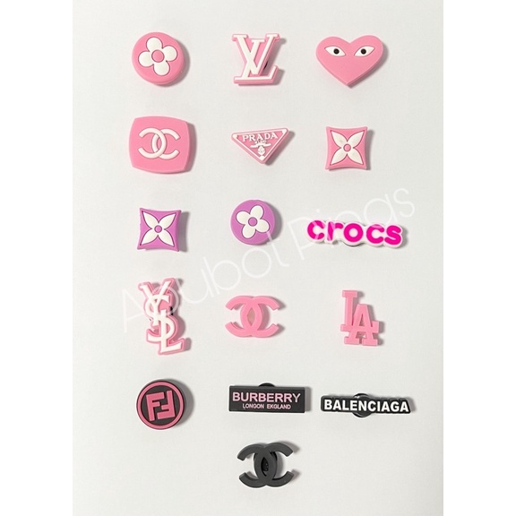 JIBBITZ / pink luxury designs / Jibbitz charms high quality Shopee