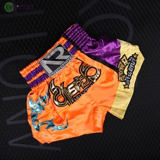 Details about   Boxing Shorts Polyester Fitness Training Kickboxing Linen Muay Thai Trunks Pants 
