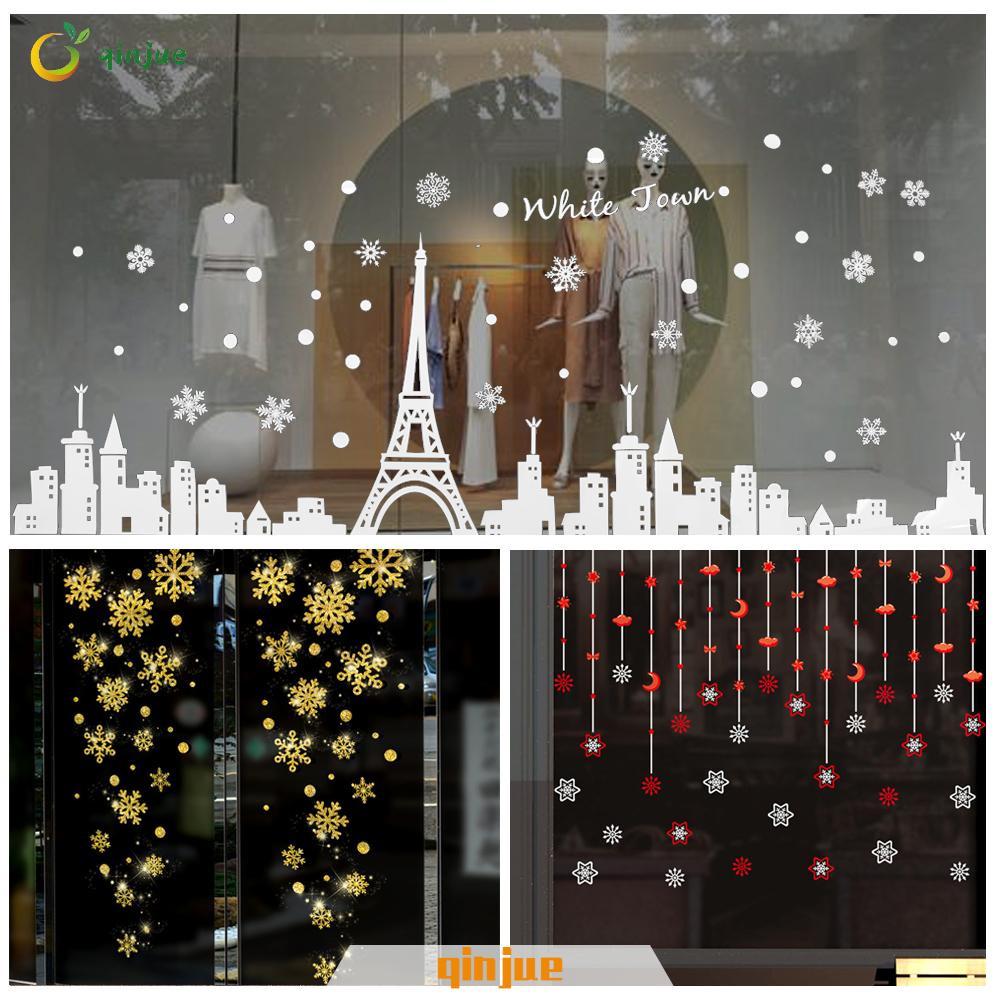 Xmas Decals : Christmas Decorations Holiday Window Sticker Xmas Glass Stickers Decal Sunifty - Add subtle classy vibes with our brand new decal product range.