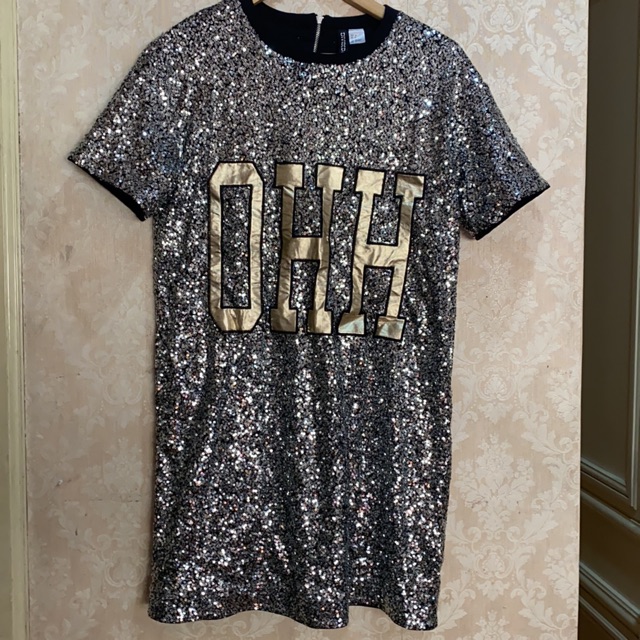 h&m divided t shirt dress