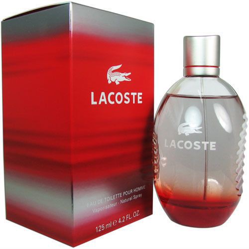 lacoste eau de toilette pour homme red