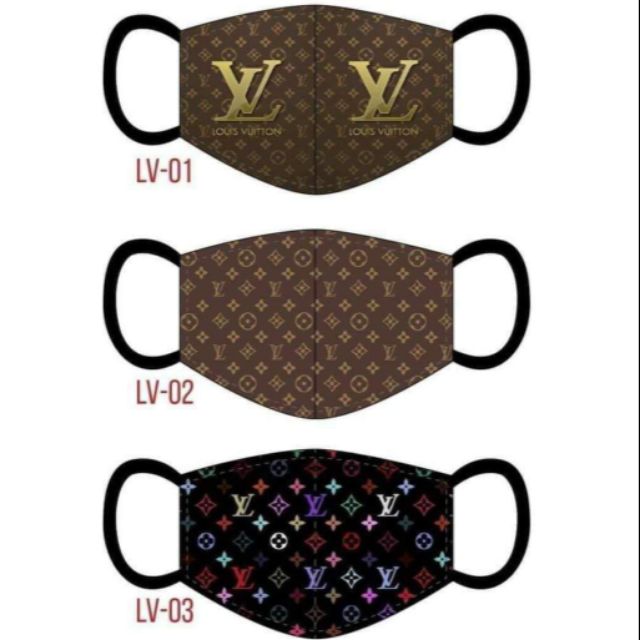 LV sublimated Face masks | Shopee Philippines