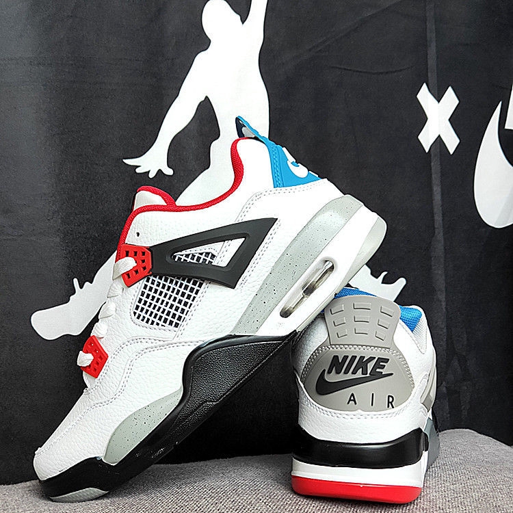 air jordan red white blue