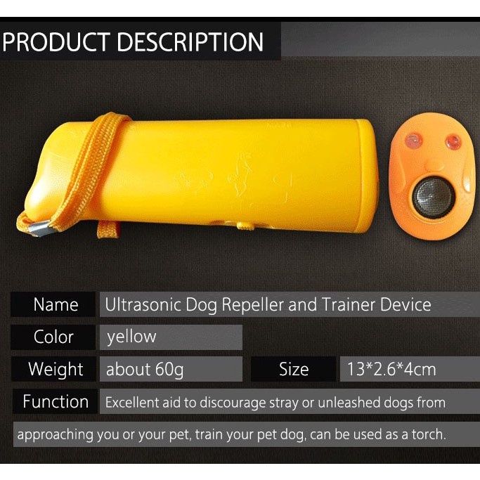 COD anti bite for dog Ultrasonic Dog Repeller and Trainer Device #8