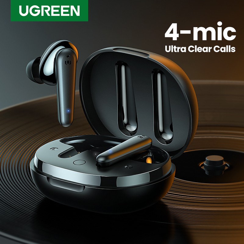 UGREEN HiTune T1 Wireless Earbuds with 4 Mics TWS Bluetooth 5.0