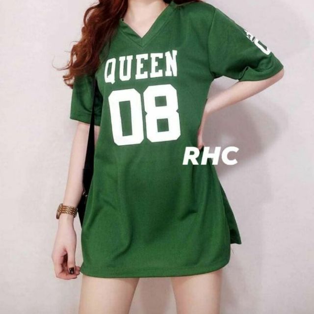 oversized v neck t shirt dress