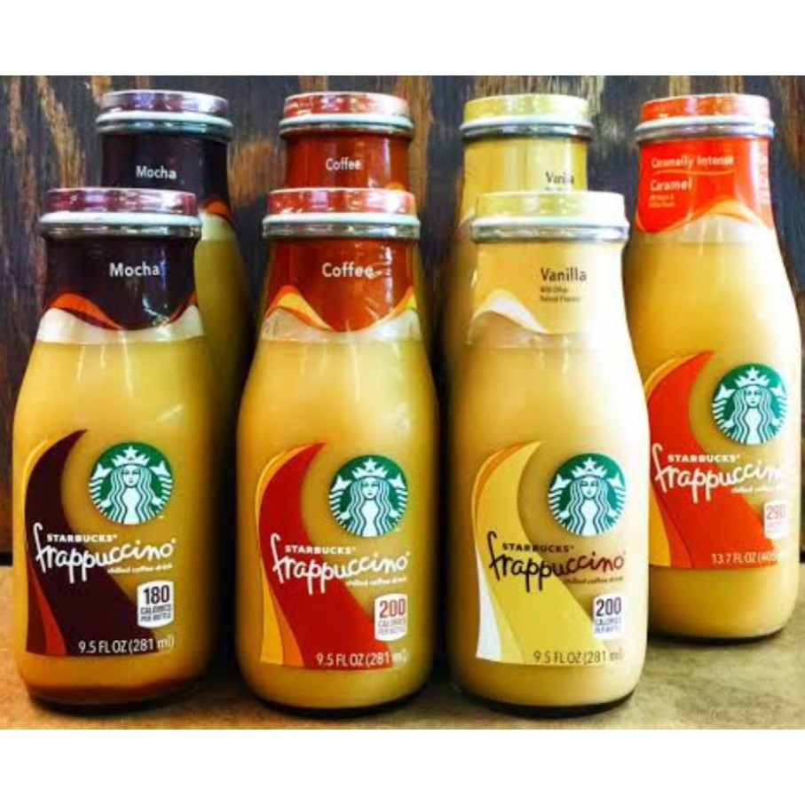 Starbucks Frappuccino in bottle in different Flavors 9.5 Fl oz (281 ml