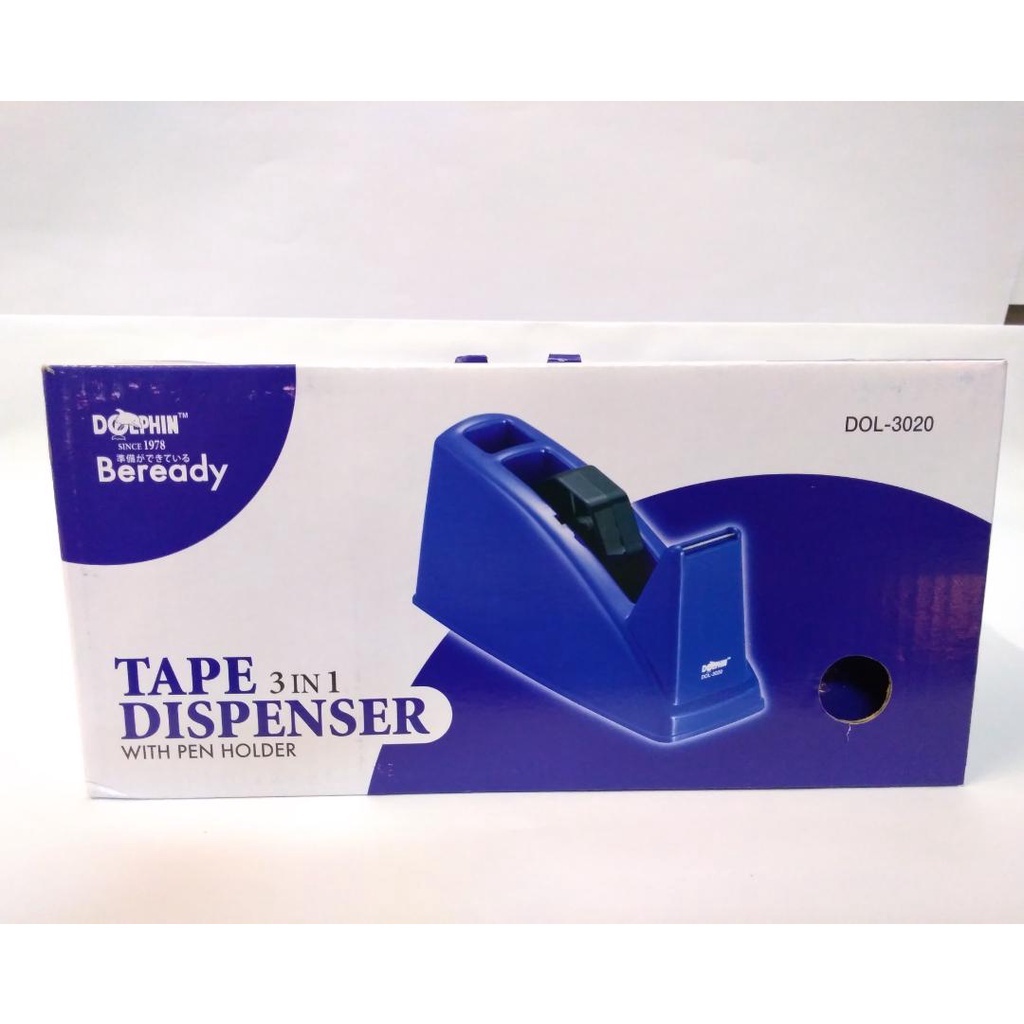 TAPE DISPENSER 3 IN 1 WITH PEN HOLDER (DOL3020) Shopee Philippines