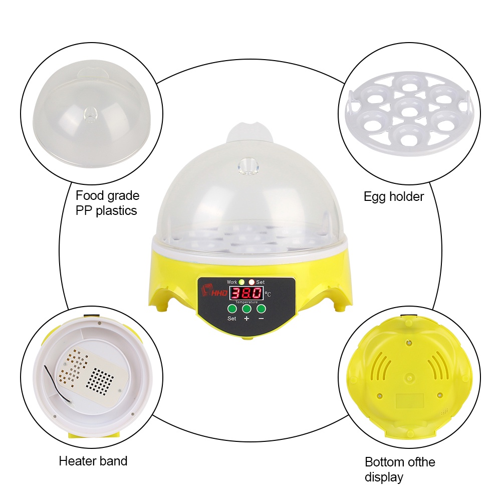 Brooder Poultry Incubator Automatic for Chicken Duck Bird Pigeon Mini Egg Incubator #9