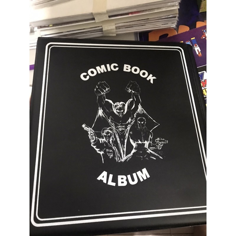 Black Binder BCW 3 Inch D Ring Comic Book Collecting Album Single 