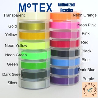 Refill Tapes ( 3 meters x 9mm) Motex Label Maker #2