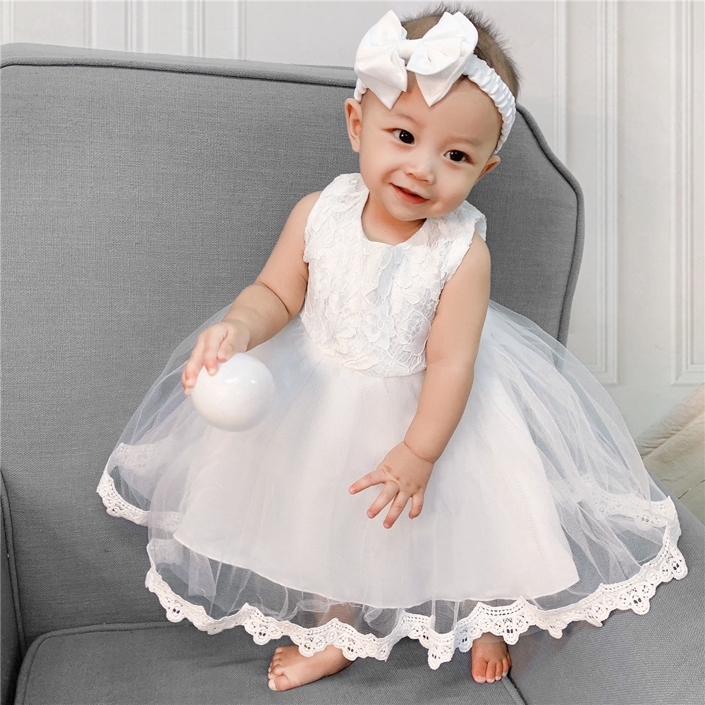 white party dress baby girl