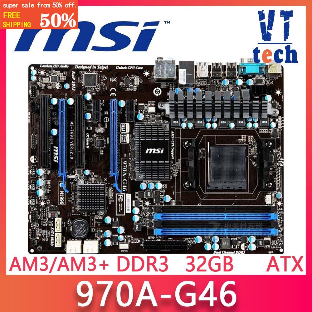 Msi 970a g46 ms 7693 какие процессоры поддерживает