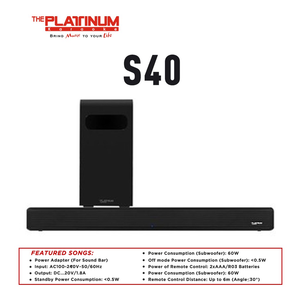 platinum sound bar price