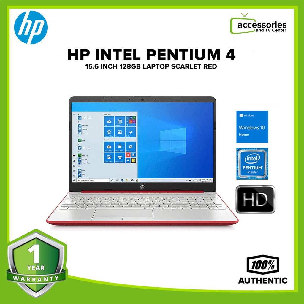 HP Laptop, Intel Pentium Silver N5000, 4GB RAM, 128GB SSD, Windows 10