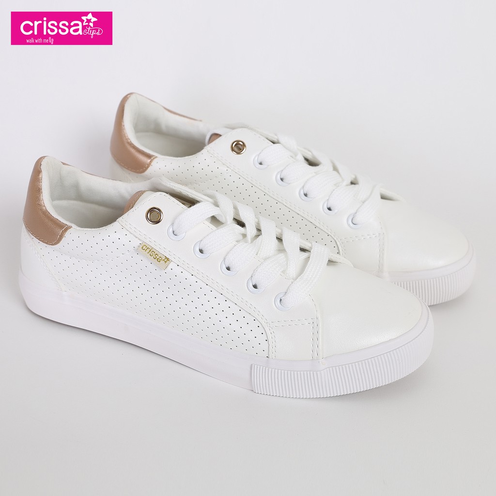Crissa Steps Ladies Lace Up Shoes CSC060739 (White