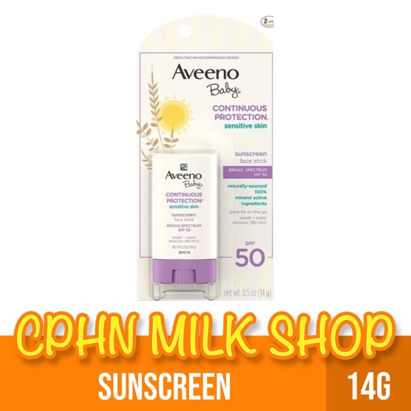 Aveeno Baby Continuous Protection Sensitive Skin Mineral Sunscreen