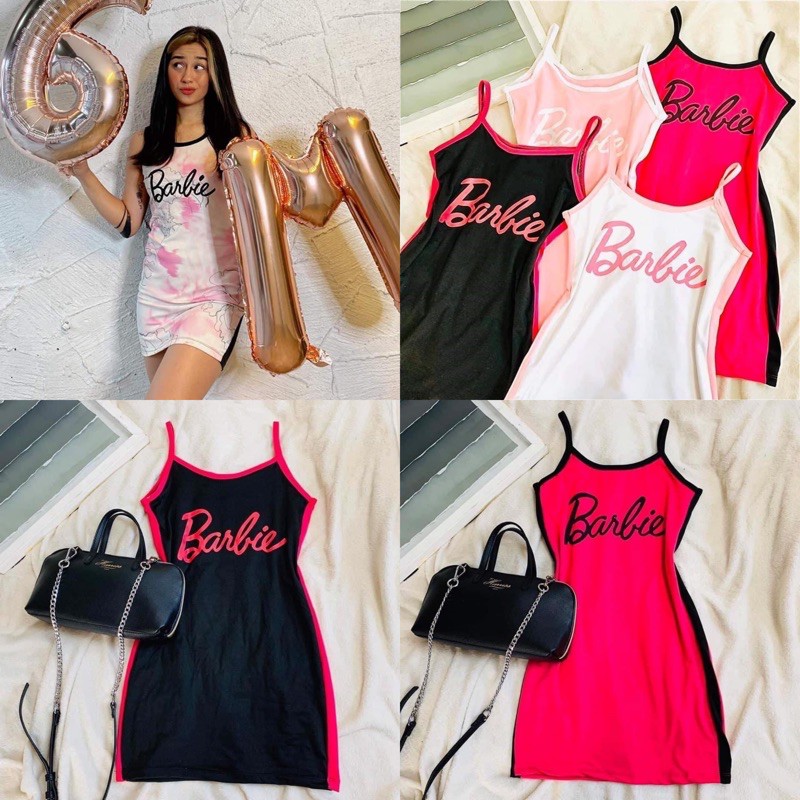 barbie pink bodycon dress