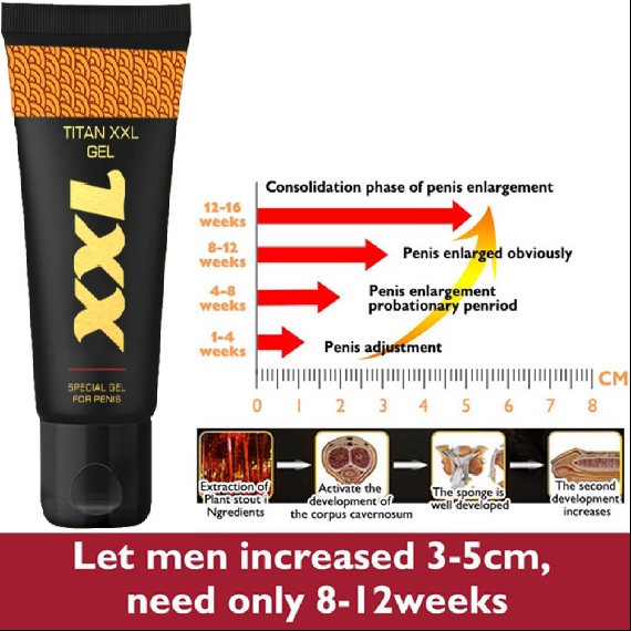 TITAN XXL GEL Golden Penis Nursing Ointment Penis Enlarge Circulation ...