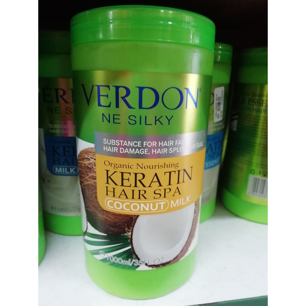 VERDON KERATIN HAIR SPA Coconut Milk | Shopee Philippines