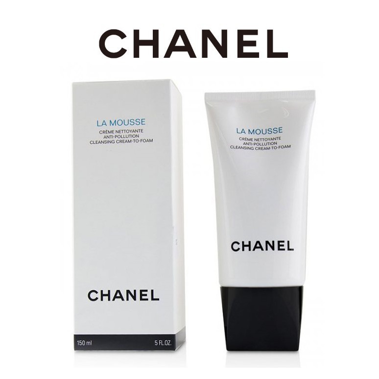 Chanel La Mousse Anti Pollution Cleansing Cream-to-Foam 150ml | Shopee  Philippines