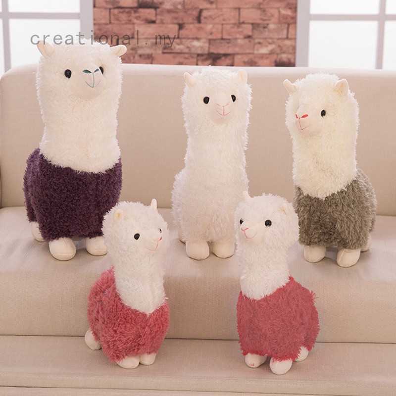 pink alpaca stuffed animal