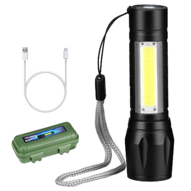 XPE+POLICE CREE MINI LED FLASHLIGHT RECHARGEABLE WATERPROOF USB CHARGE