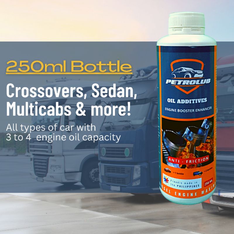 PETROLUB OIL ADDITIVES 250ml (For 4 Wheels) Shopee Philippines