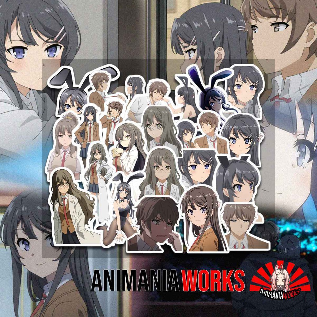 Anime Sticker Rascal Does Not Dream Of Bunny Girl Senpai 青春ブタ野郎 Stickers Shopee Philippines