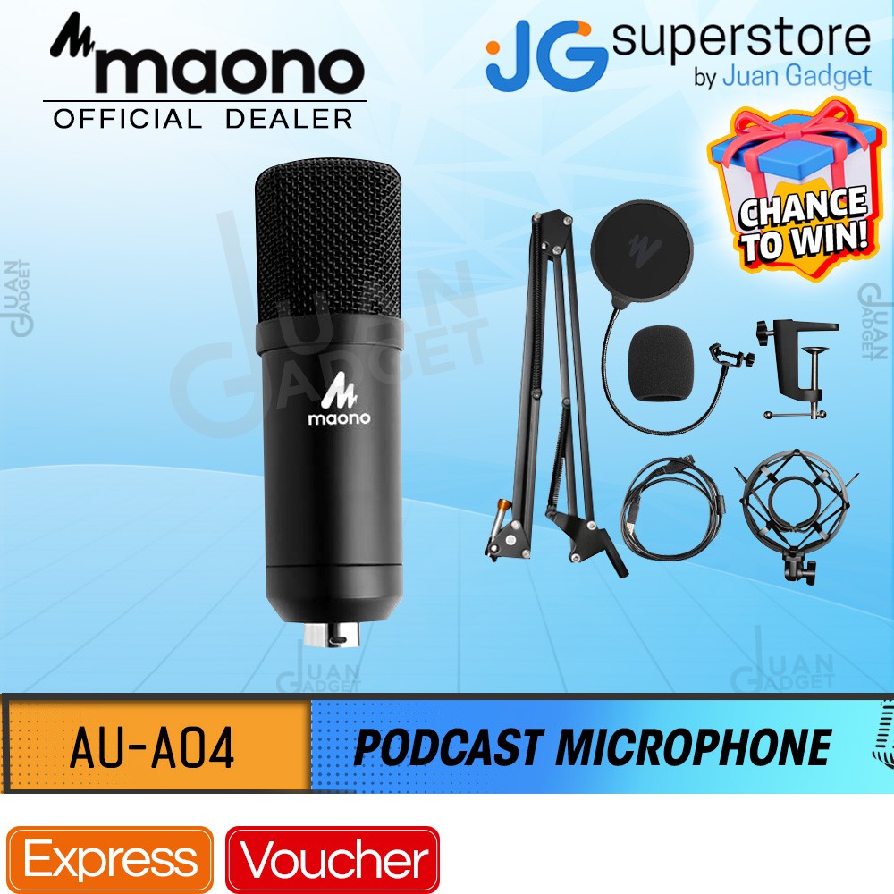 Maono AUA04 A04 Professional Studio Cardioid Condenser USB Microphone
