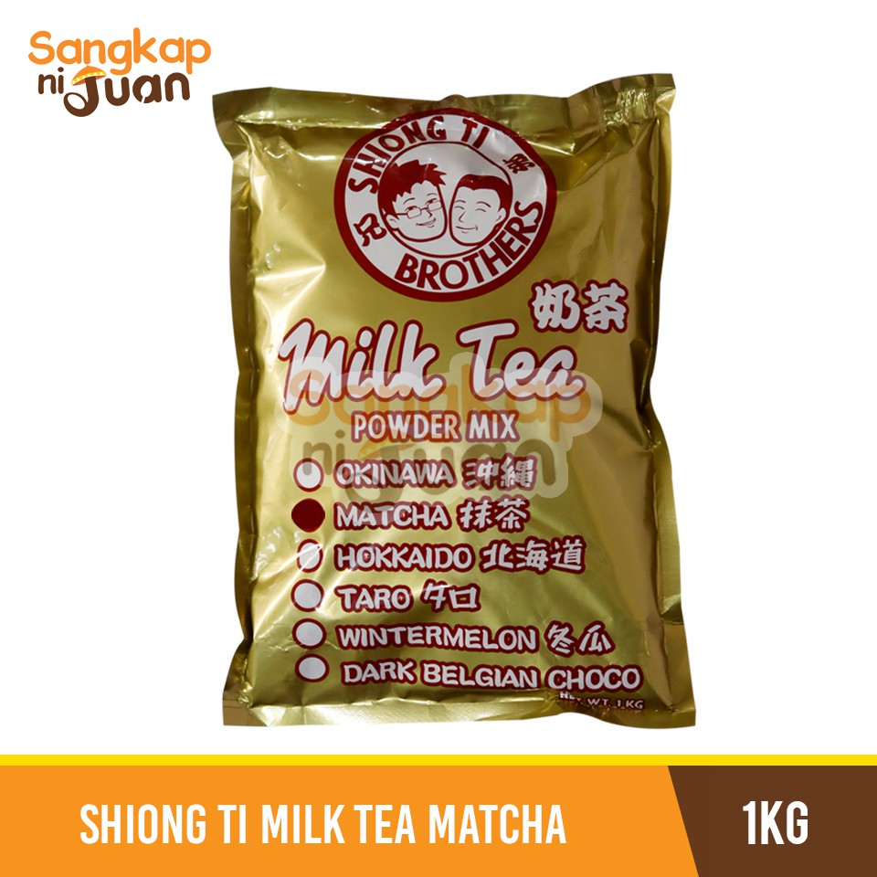 Shiong Ti Brothers MATCHA flavor Milk Tea 1KG Shopee Philippines